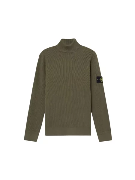 Sweter Stone Island z kamieniami zielony