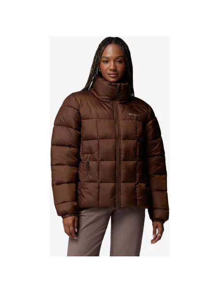 Kurtka Columbia Puffect III Full Zip XS brązowa