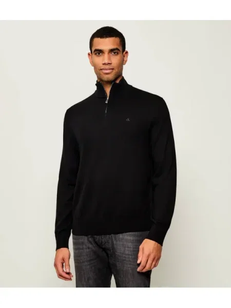 Pulover Calvin Klein de lână negru