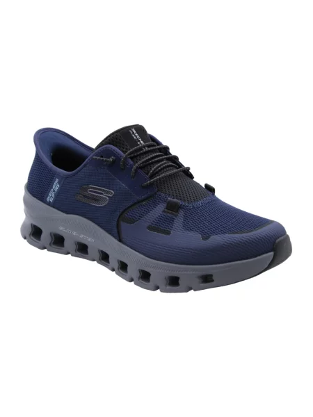 Sneakersy Skechers niebieskie