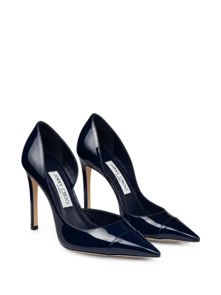 Kožené lakované lodičky Jimmy Choo modré