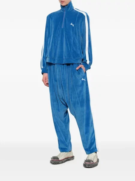 Pantaloni Doublet alergare albastru