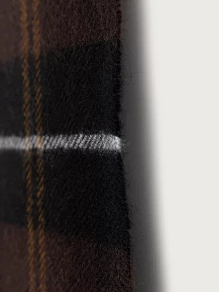 Fred Perry szalik wełniany brązowa