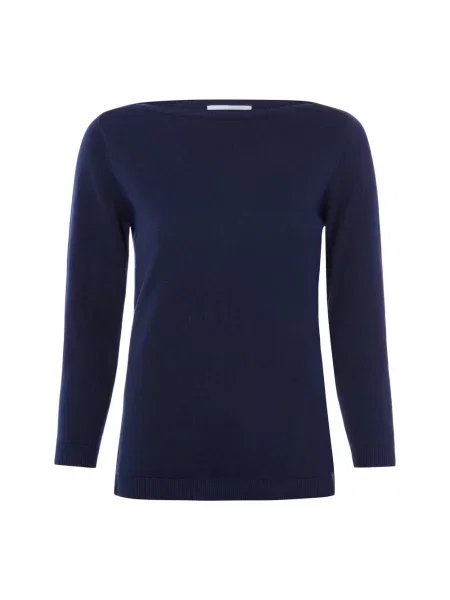 Brookshire Sweter z dzianiny Kobiety jednolity S niebieski