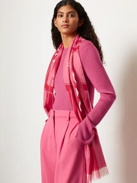 Marc O’Polo Шарф Модал рожевий