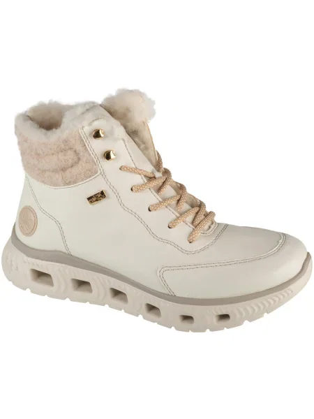 Sneakerși Rieker alb