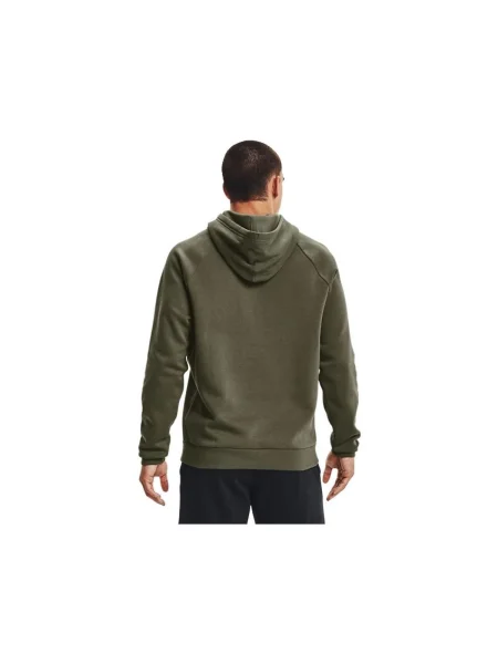 Hanorac cu glugă Under Armour din fleece verde