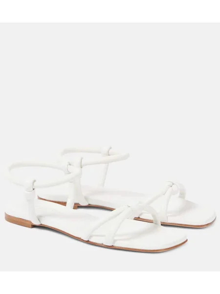 Sandale Gianvito Rossi din piele alb