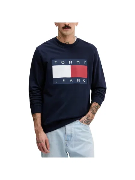 Mikina Tommy Hilfiger modrá
