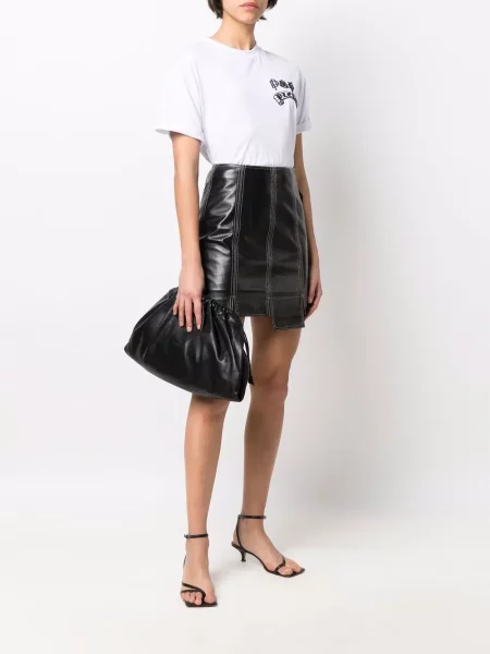 Tričko Philipp Plein s potiskem s kulatým výstřihem bílé