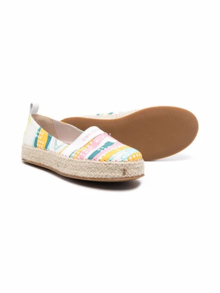 Espadryle dziecięce Pucci białe