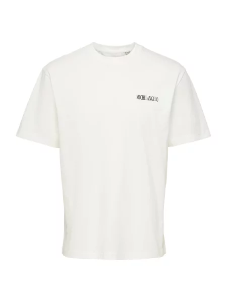 Only & Sons Tricou verde / verde deschis / negru alb