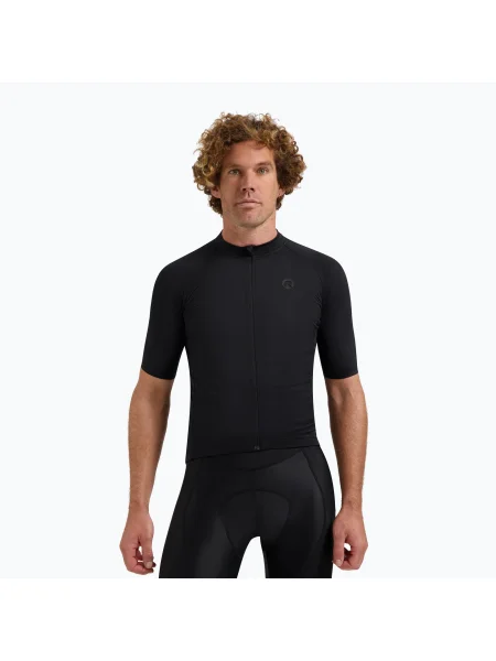 Tricou de ciclism pentru bărbați Rogelli Essential II black negru