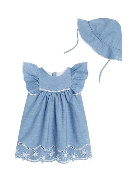 Τζιν φόρεμα Chloé μπλε