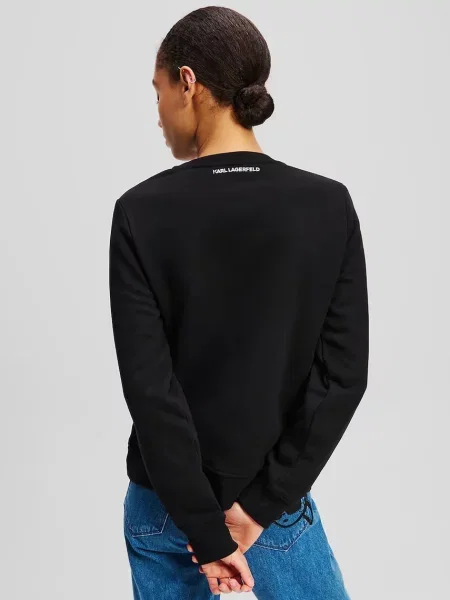 Karl Lagerfeld bluza z nadrukiem czarny