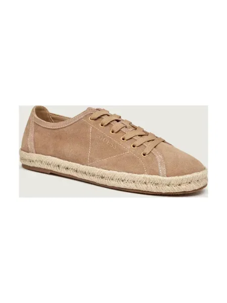 Guess Sneakers MALAGA | piele întoarsă bej
