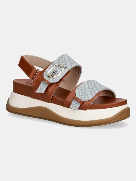 Liu Jo sandale cu platformă de damă FIONA 02 maro