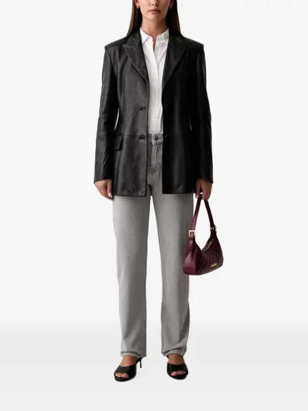 Blugi drepți Trussardi gri