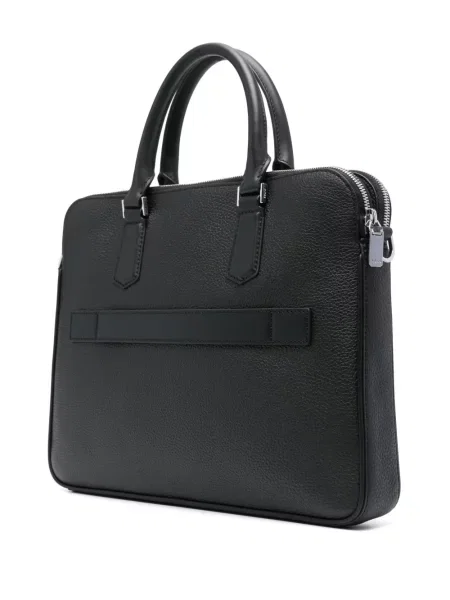 Geantă pentru laptop Boss din piele negru