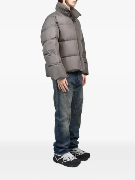 Geacă cu puf Moncler gri