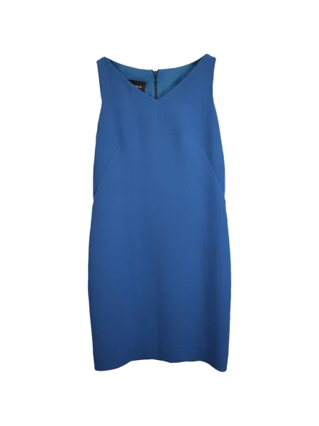 Rochie Akris cu decolteu în V de costum albastru