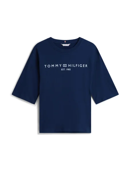 TOMMY HILFIGER Majica mornarska bela
