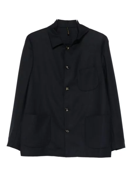 Oblekový jednořadý oblek Dell'oglio černý