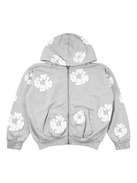 Bluza z kapturem dziecięca Denim Tears szara