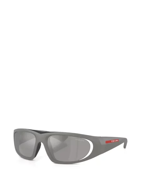 Γυαλιά ηλίου οβάλ Prada Linea Rossa γκρι