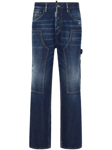 Traperice ravnih nogavica Dsquared2 plava