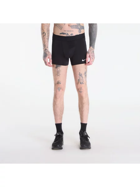 Pantaloni scurți Nike Pro Dri-FIT Brief Shorts Black/ White S alb