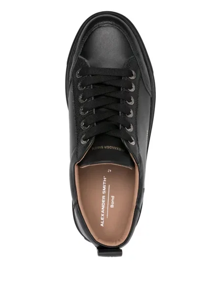 Sneakerși Alexander Smith cu șireturi din piele negru