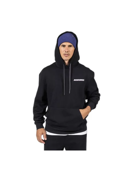 Bluza z kapturem Rossignol Waterfall Relax czarna