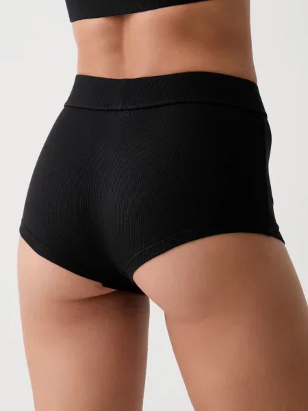 Palm Angels boxerky dámske s elastanom čierna