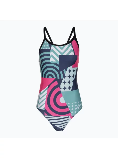 Costum de baie întreg pentru femei HUUB Her Spirit Bands navy/multi marină