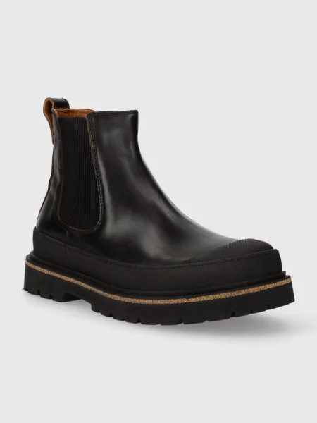 Slip on tenisky Birkenstock na plochém podpatku černé