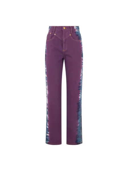 Jeansy Alberta Ferretti fioletowe