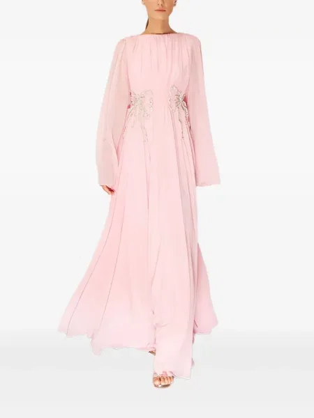 Maksi sukienka maxi Nihan Peker garniturowa różowa