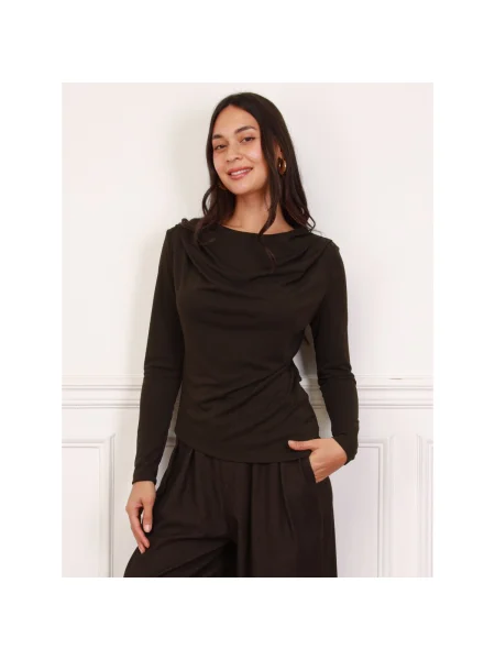 Top La Modeuse maro