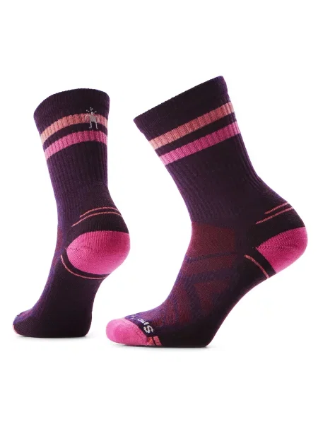 SMARTWOOL Șosete Light Cushion Tube Stripe C mov amestecat