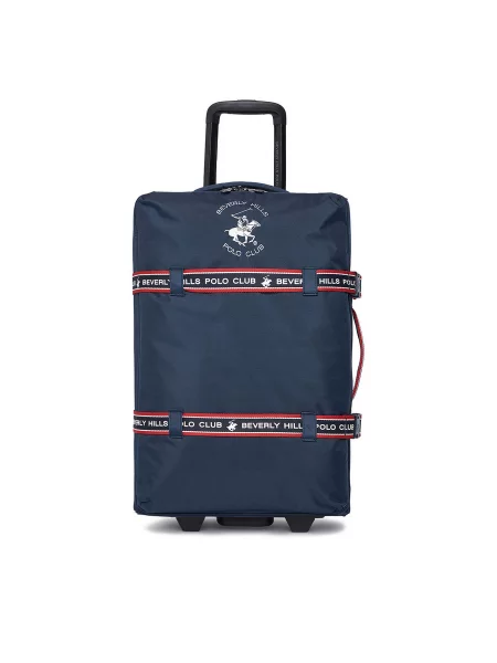 Beverly Hills Polo Club Srednji kovček Mornarsko modra