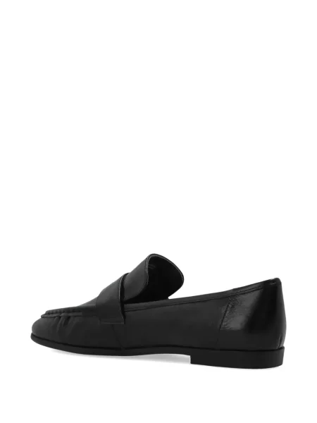 Pantofi loafer Black Suede Studio din piele de căprioară negru