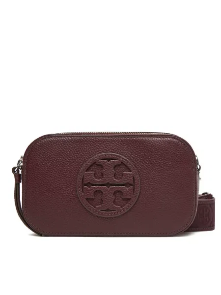 Ročna torba Tory Burch Mini Miller Bordo rdeča