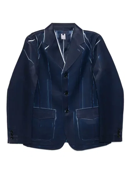 Blejzer Comme Des Garçons Shirt s printom plava