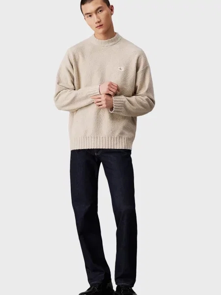 Букле светр Calvin Klein Jeans бежевий