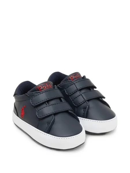 Sneakersy dziecięce Polo Ralph Lauren niebieskie