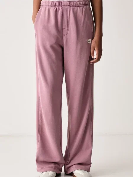 Calvin Klein Jeans pantaloni de trening pentru femei cu roz