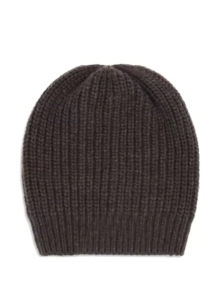 Căciulă Brunello Cucinelli cu paiete maro