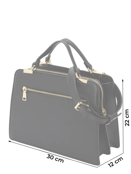 STEVE MADDEN Ročna torbica črna