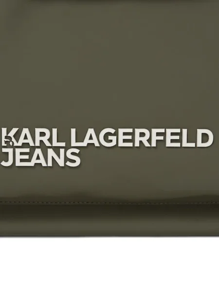 Rucsac Karl Lagerfeld Jeans cu cataramă verde